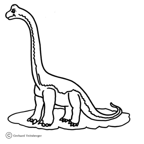 Dino Dino  Coloring Page